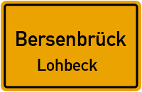 Straßen in Bersenbrück Lohbeck