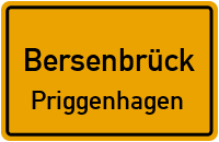 Straßen in Bersenbrück Priggenhagen