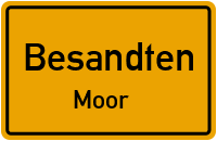 Straßen in Besandten Moor