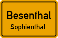Dorfstraße in BesenthalSophienthal