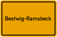 Ortsschild Bestwig-Ramsbeck