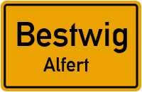 Bergstraße in BestwigAlfert