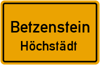 Höchstädt in 91282 Betzenstein (Höchstädt)