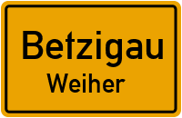 Bergstraße in BetzigauWeiher