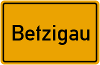 Ortsschild von Gemeinde Betzigau in Bayern
