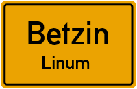 Straßen in Betzin Linum