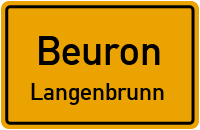 Werenwager Straße in BeuronLangenbrunn