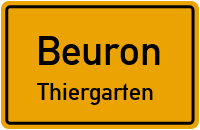 Straßenverzeichnis Beuron Thiergarten