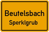 Sperklgrub in BeutelsbachSperklgrub