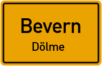 Alte Fährstraße in BevernDölme