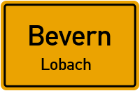 Feldstraße in BevernLobach