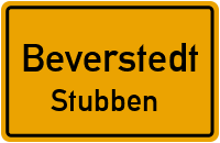 Bahnhofstraße in BeverstedtStubben