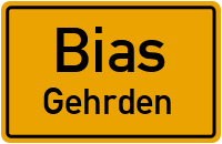 Straßen in Bias Gehrden