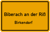 Straße H in 88400 Biberach an der Riß (Birkendorf)