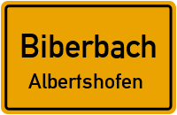 Albertusstraße in 86485 Biberbach (Albertshofen)