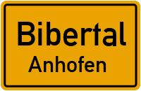Pfarrstraße in BibertalAnhofen