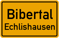 Römerstraße in BibertalEchlishausen