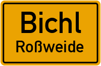 Straßen in Bichl Roßweide