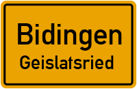 Geislatsried in BidingenGeislatsried