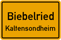 Eibelstädter Weg in 97318 Biebelried (Kaltensondheim)