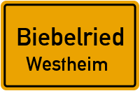 Lindelbacher Straße in BiebelriedWestheim