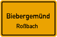 Straßenverzeichnis Biebergemünd Roßbach