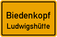 Hüttenstraße in BiedenkopfLudwigshütte