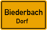 Firstweg in BiederbachDorf