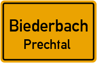 Talstraße in BiederbachPrechtal