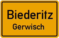 Biederitzer Weg in BiederitzGerwisch