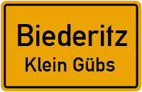 Ehlefurt in BiederitzKlein Gübs