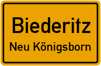 Menzer Weg in BiederitzNeu Königsborn