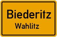 Straßen in Biederitz Wahlitz
