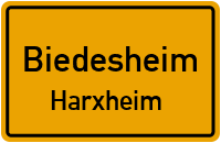 Hauptstraße in BiedesheimHarxheim