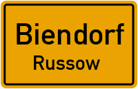 Hauptstraße in BiendorfRussow