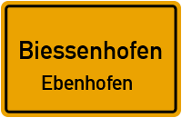 Bahnhofstraße in BiessenhofenEbenhofen