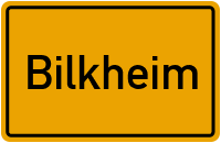 Ortsschild von Gemeinde Bilkheim in Rheinland-Pfalz