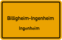 Klingener Straße in 76831 Billigheim-Ingenheim (Ingenheim)