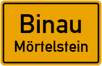 Neckarstraße in BinauMörtelstein