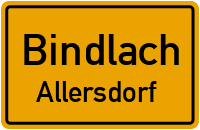 Straßen in Bindlach Allersdorf