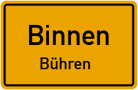 Heitstraße in BinnenBühren
