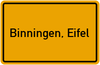 Branchenbuch von Binningen, Eifel auf onlinestreet.de