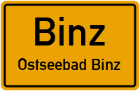 Kurparkweg in BinzOstseebad Binz