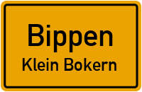 Alte Dorfstraße in BippenKlein Bokern