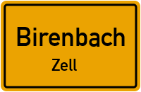 Schillerstraße in BirenbachZell