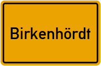 Ortsschild von Gemeinde Birkenhördt in Rheinland-Pfalz