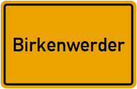 City Sign Birkenwerder