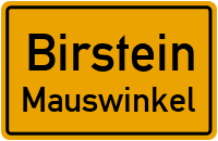 Backhausweg in BirsteinMauswinkel
