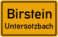 Straßenverzeichnis Birstein Untersotzbach