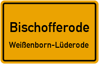 Bahnhofstraße in BischofferodeWeißenborn-Lüderode